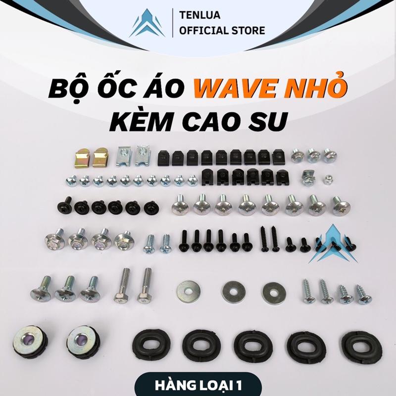  Bộ ốc Dàn Nhựa Xe Kèm Cao Su Wave Nhỏ   Wave Alpha Wave ZX Wave Thái   Hàng Đẹp Loại 1 Phụ kiện Phụ Tùng 