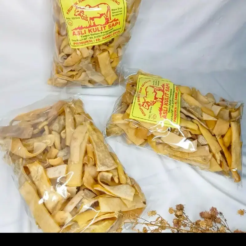 Rambak sapi 1kg Mix(Dadu, Stik Lebar )promo Krecek 3