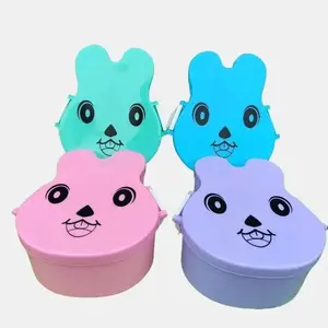 Lunch Box Pikko Kotak Bekel Tempat Makan Karakter Plastik Kitchenware - Biru pikko panda