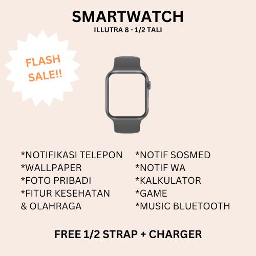 Product Introduction of [BELI 1 DAPAT 4] JAM SMARTWATCH I8ULLTTRA 2 TALI -TWS- JAM TANGAN FASHION - PELACAK KALORI - PELACAK DENYUT JANTUNG 1