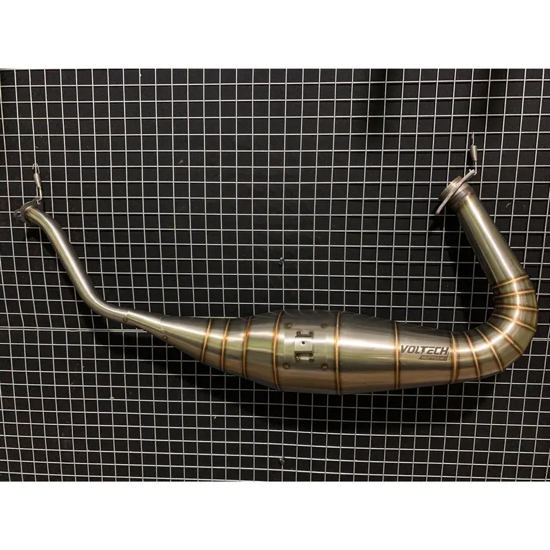 Tabung Perut Gembung Knalpot Ninja 150 R SS RR Type Cobra Variasi - Original Voltech Muffler Motorcycle 1