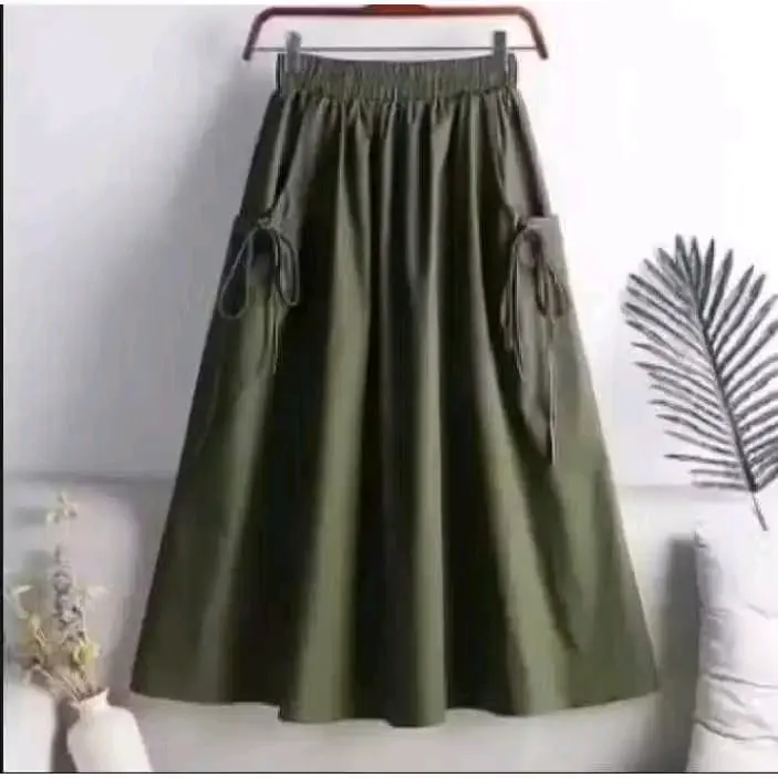ROK DANIELA rok anak cewe polos aksen pita cantik rok mayung anak perempuan Fashion 2
