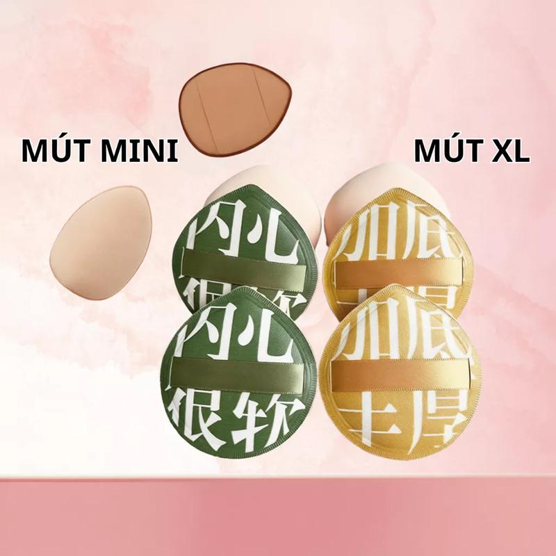 Mút Trang Điểm Big Size XL Mềm Mại Đàn Hồi Sử Dụng Được Cả Ướt Và Khô Tiện Lợi