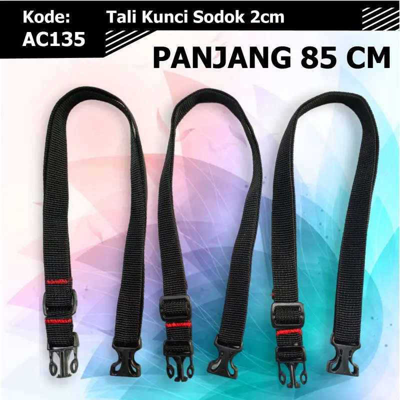 Tali Pengikat Kunci Sodok 2 cm AC135 | Tali Ikat Kabel | Tali Strap Tas 4