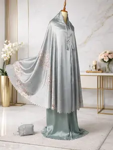 Lamuslimah Mukena Dewasa 2in1 Silky Armania – Motif Kekinian, Adem & Anti Gerah Atasan Nyaman