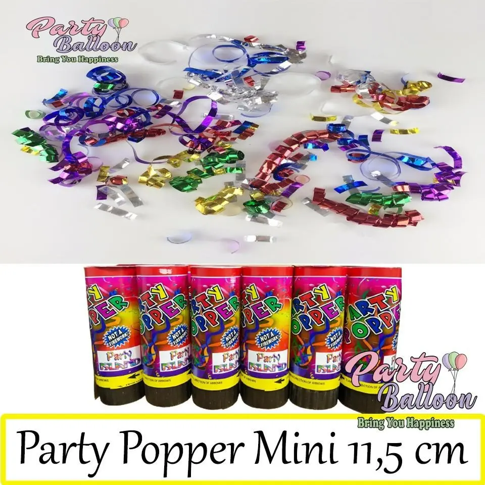 Party Poper Mini Semburan Kertas mini Conffeti Murah