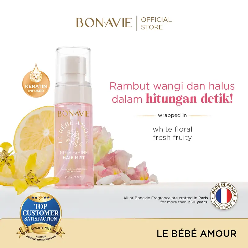 [Buy 1 Get 1 Free] BONAVIE - NUTRI-SHINE Hair Mist untuk Rambut Kering dan Kusam - Haircare 0