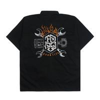 Gambar Troy Company Work Shirt Workwear Black Inferno Mechanics - Kemeja Kerja Workshirt Hitam WSD 3049 - L dari Troy Company Kab. Sleman 1 Tokopedia