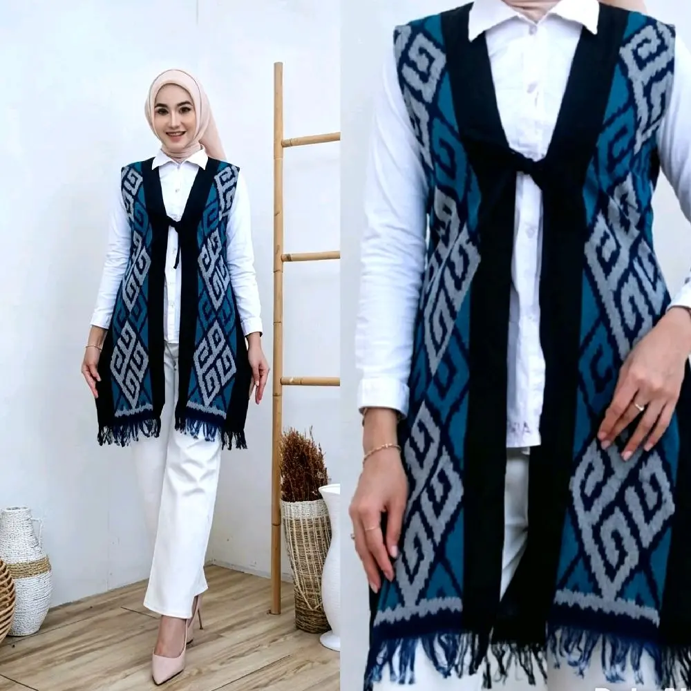 Vest Outer Motif Etnik dengan Desain Unik dan Menarik