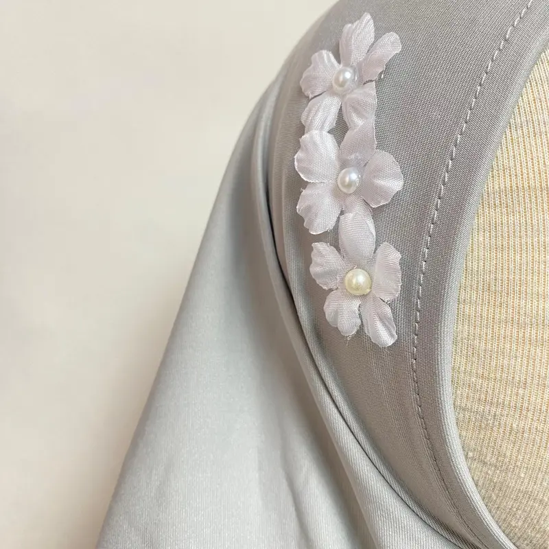 Pinpin Kids - Jilbab Anak Bayi Newborn MAURIN FLOWER / Hijab Baby / Kerudung Anak Perempuan Usia 0-1 Th Motif Bunga 7