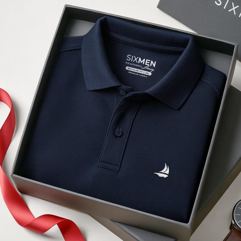 Áo Polo nam cao cấp cổ bẻ [Tặng Hộp Gói Quà Xịn] - BASOR - Polo SIXMEN vải cá sấu cotton CVC Thoáng mát Menswear Shirt Ngắn Tay Có Cổ