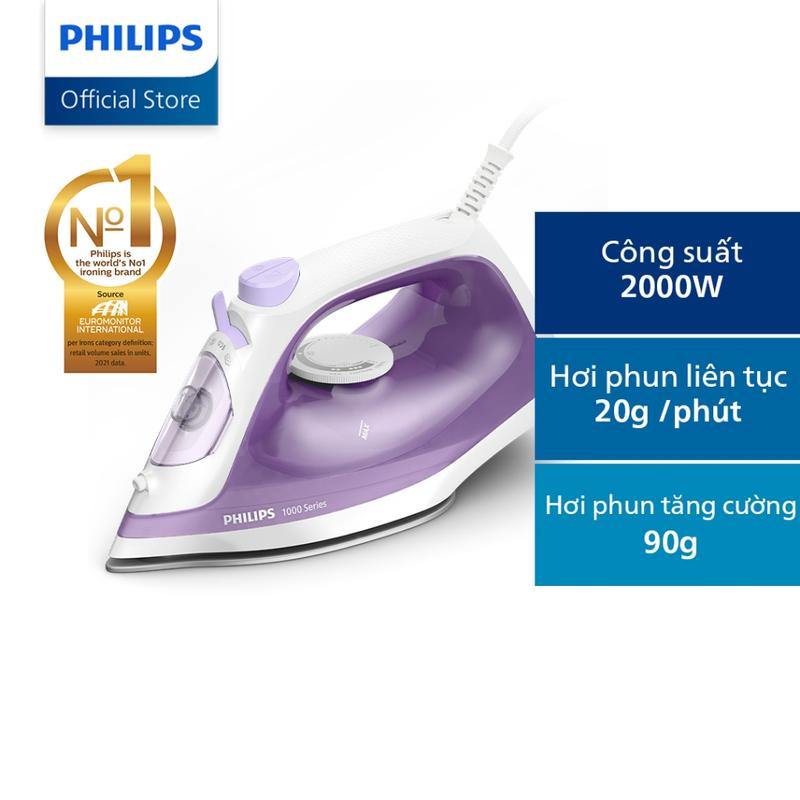 BÀN ỦI HƠI NƯỚC Philips DST1040/30 | 2000W | mặt đế chống dính - Hàng chính hãnġ