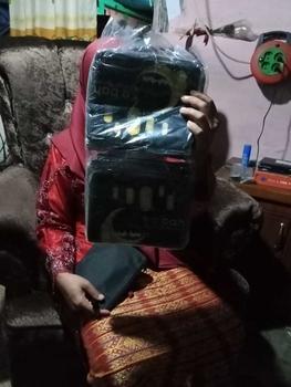 Product Review of 12pcs - Dompet Printing Oleh Oleh Haji Umroh Kanvas from J**p 1