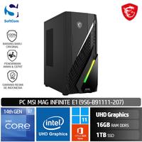 Gambar MSI PC MAG INFINITE E1 207 i7 14700/16GB/1TB SSD/W11 dari SOFTCOM Official Store Kota Medan 1 Tokopedia