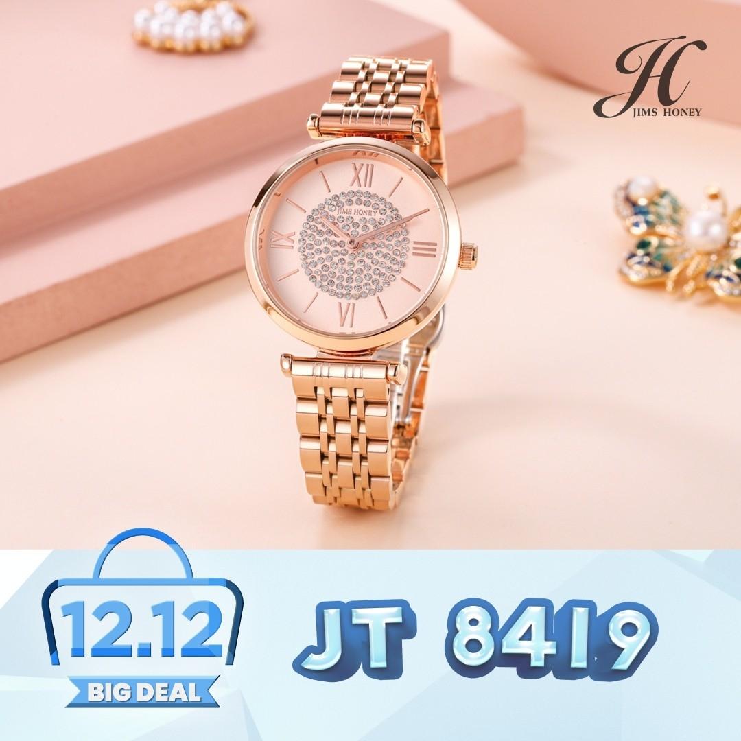 JIMS HONEY JAM TANGAN WANITA JT 8419 (FREE BOX + BATERAI)