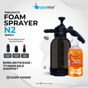 FOAM SPRAYER PNEUMATIC MANUAL HAND PUMP - nanoTECH PROTECTION - PRESSURE WASHER GUN SNOW WASH - SHAMPOO CUCI SALJU MOTOR MOBIL - JET CLEANER PRESSURE WASHER - LANCE FOAM MANUAL Car