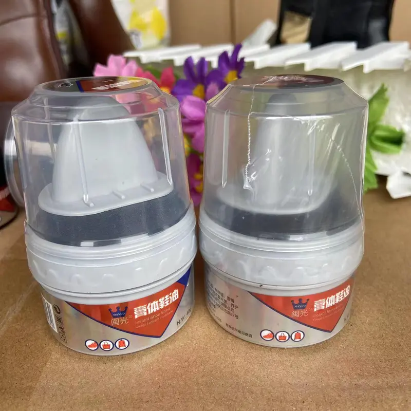 Kem Đánh Giày, Có Bàn Chải Bọt Biển, Tiết Kiệm Sức Lao Động, Làm Sáng, Kem Điều Dưỡng Cho Giày, Thích Hợp Cho Đồ Nội Thất, Làm Sáng Và Chống Xước, Haggard 5