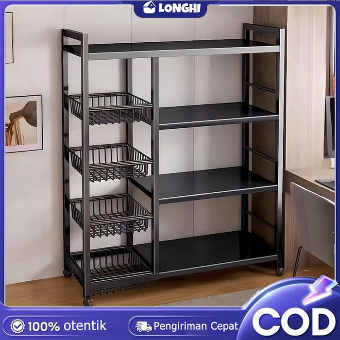 Promo Rak Dapur Susun Rak Dapur Roda Minimalis Rak Dapur Microwave Rak ...