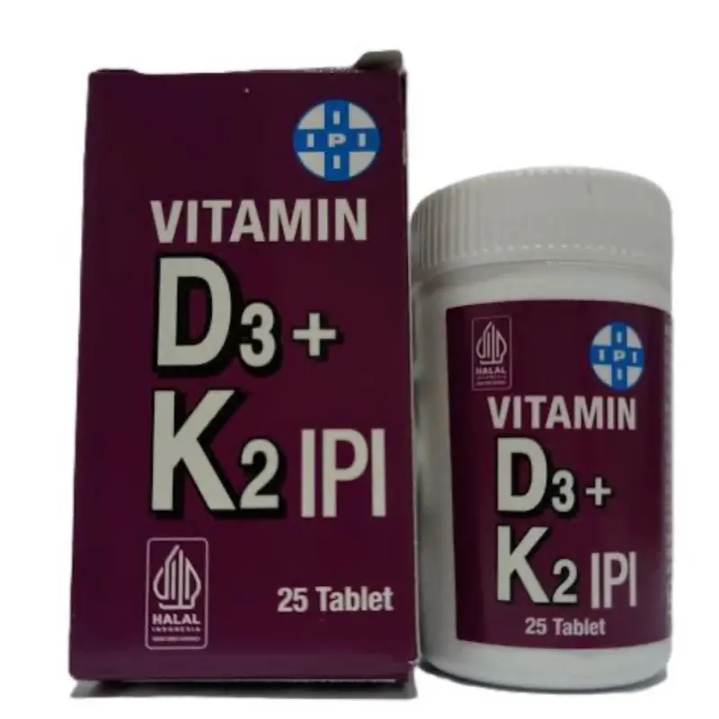 Suplemen Ipi Vitamin D3+K2 untuk Kesehatan 1