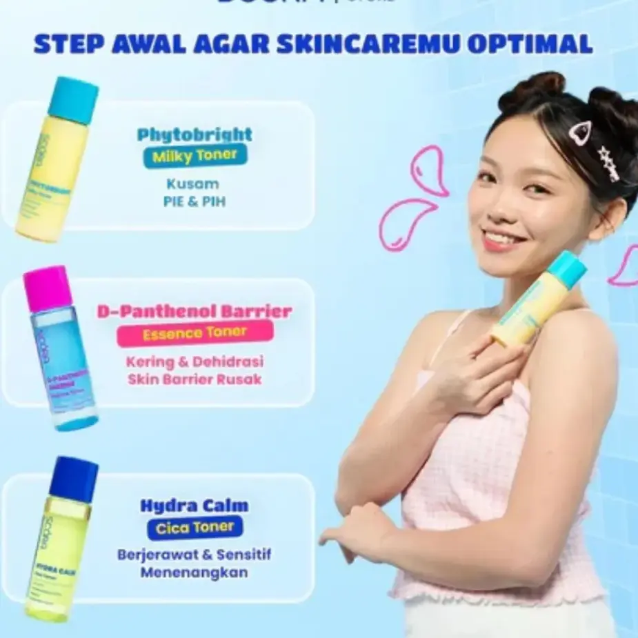 SCORA Toner Series 80ml | Phytobright | Hydra Calm | D-Panthenol Barrier - Beauty Shop Me