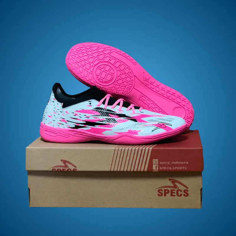 Sepatu Futsal Specs Accelelator Alpha - Bonus Kaos Kaki dan Deker - Ukuran 34-43 Tersedia sepatu  futsal