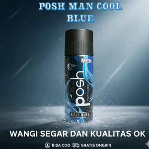 Posh Body Spray Men Cool Blue Botol 150ml