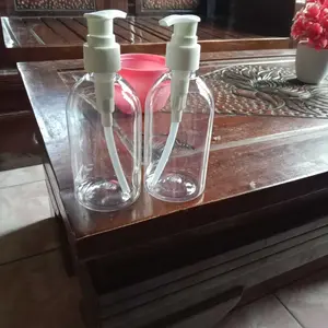 Botol pump 250ml oval | botol shampoo | botol body wash natural tumbler straw