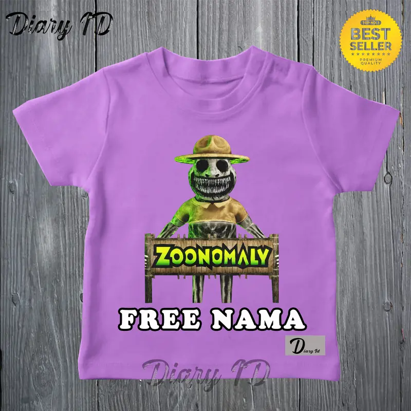 BAJU KAOS ATASAN ANAK ZOONOMALY BAHAN 100% KATUN COMBADE BISA FREE NAMA Fashion 6
