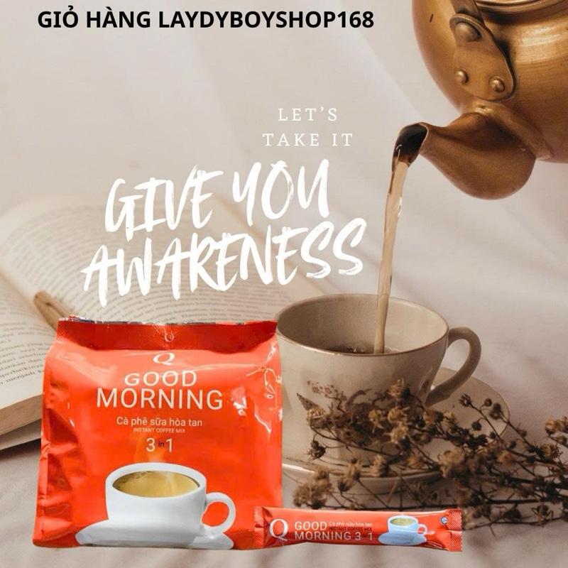  10 gói Cafe phê sữa hòa tan good morning 3 in 1 