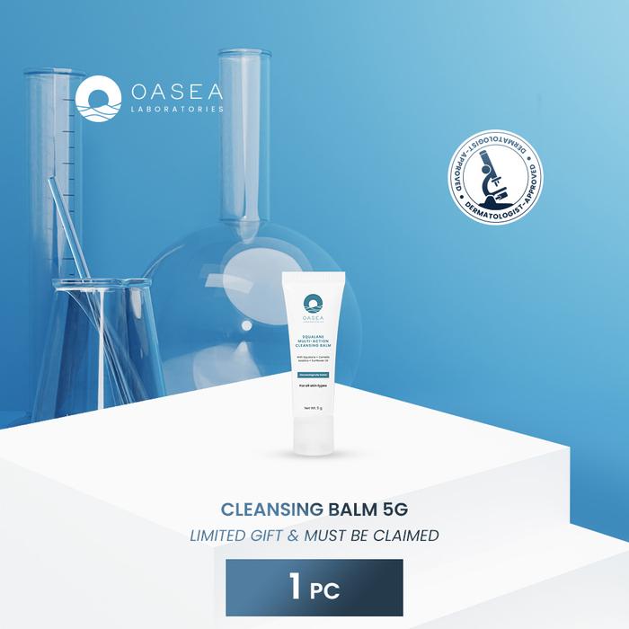 Gambar [NFS] Oasea Squalane Multi - Action Cleansing Balm 5g - Pembersih Make Up untuk Semua Jenis Kulit/Kulit Berjerawat/Sensitif dari Oasea Laboratories Kab. Sleman Tokopedia