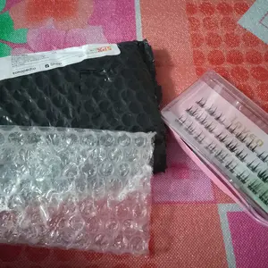 (LANGSUNG TEMPEL) INVEN Bulu Mata Palsu tanpa lem LANGSUNG TEMPEL Premium Eyelash Extension Lashes FREE PINSET / Tweezer hasil natural bulumata bawah extensions lembut serat kapas