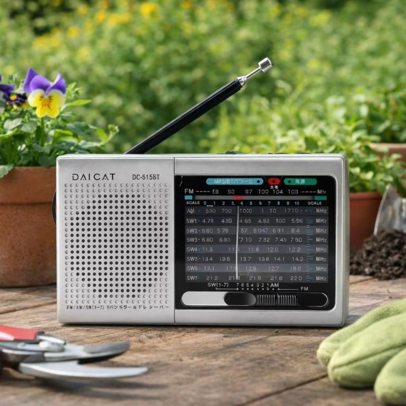Đài Radio Đại Cát DC-515BT, Bắt Sóng FM/AM/SW Cực Khoẻ, Nghe Thẻ Nhớ, USB,…