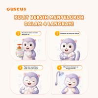 Gambar CusCus Cleansing, Softening, and Moisturizing Shower Gel 300ml - Diperkaya Ekstrak Tumbuhan - Bantu Lindungi dari Bakteri & Tungau - Moisture Beads untuk Mandi Lebih Seru - Untuk Anak dan Remaja - travel size（50ml） dari CusCus.indo Kota Administrasi Jakarta Timur 4 Tokopedia