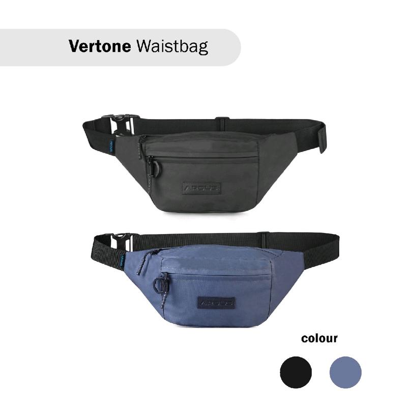 Tas Pinggang Vertone Waterproof Anti Air AROUSuntuk Pria dan Wanita | Selempang Cowok | Bum bah & Belt bag | soulder bags | Tas pria Slingbag Waistbag 0