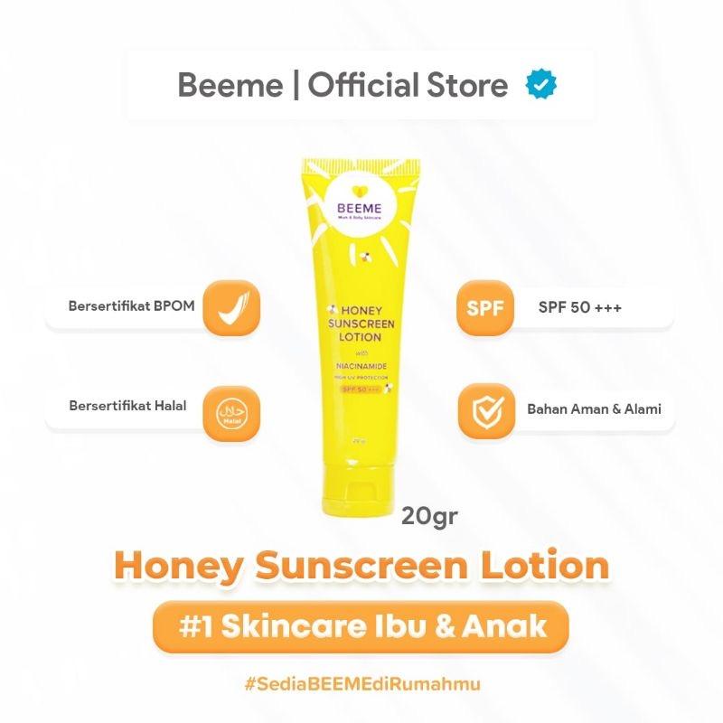Beeme Honey Sunscreen Lotion with Niacinamide SPF50 20g