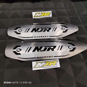Cover Tameng Knalpot Original NJR Stenlis Universal PNP Motor Matic Beat Vario Mio Nmax Pcx Scoopy Dll