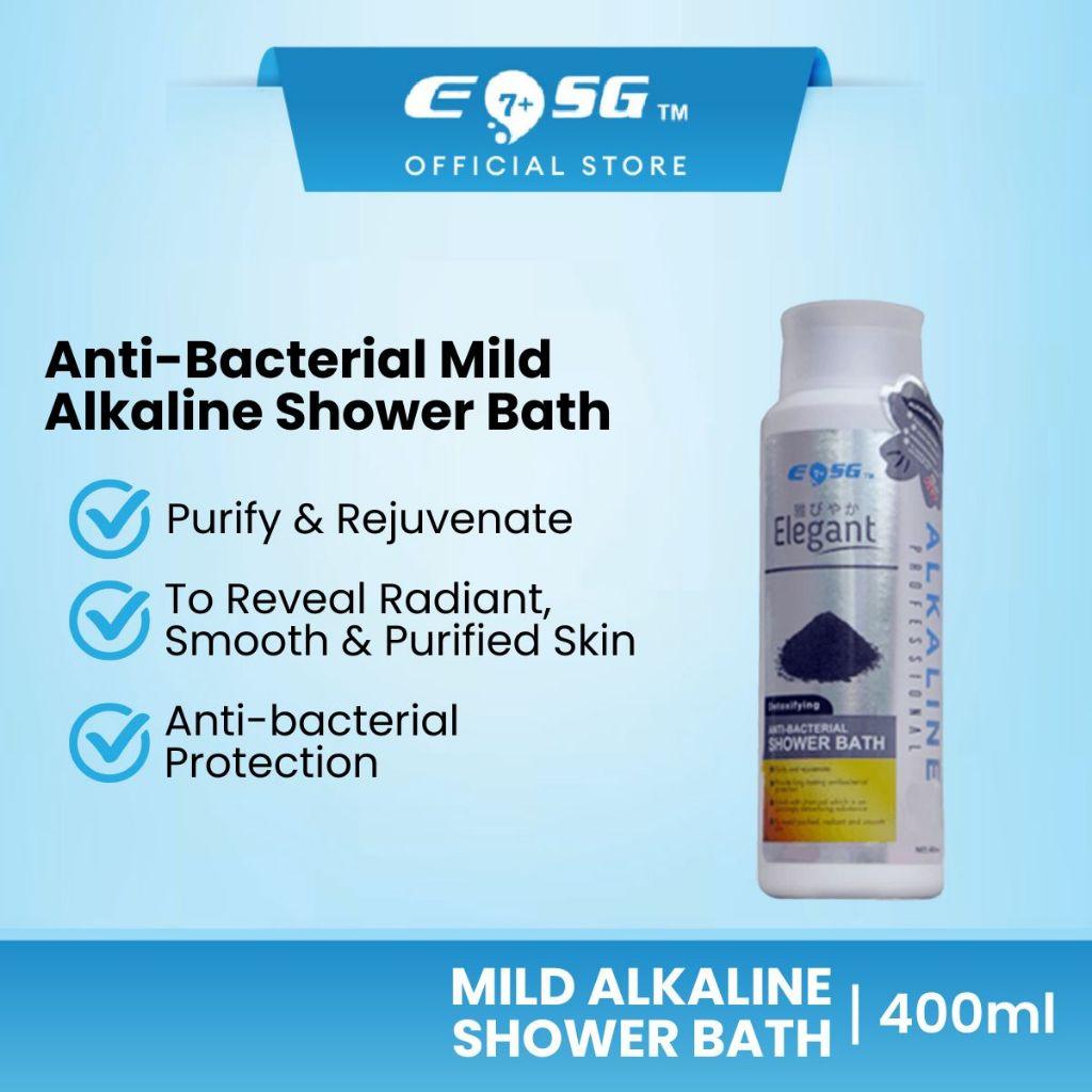 EOSG Elegant Anti-Bacterial Mild Alkaline Shower Bath (400ml) [Detoxifying/Moisturizing/Extra Cool] Syampu Antibakteria