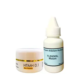PAKET 2IN1  FLEKSOL+ HTMH new formula Mencerahkan Wajah Memudarkan flek  Hitam, Pencerah, anti Aging, Memutihkan, Perawatan Muka Bopeng