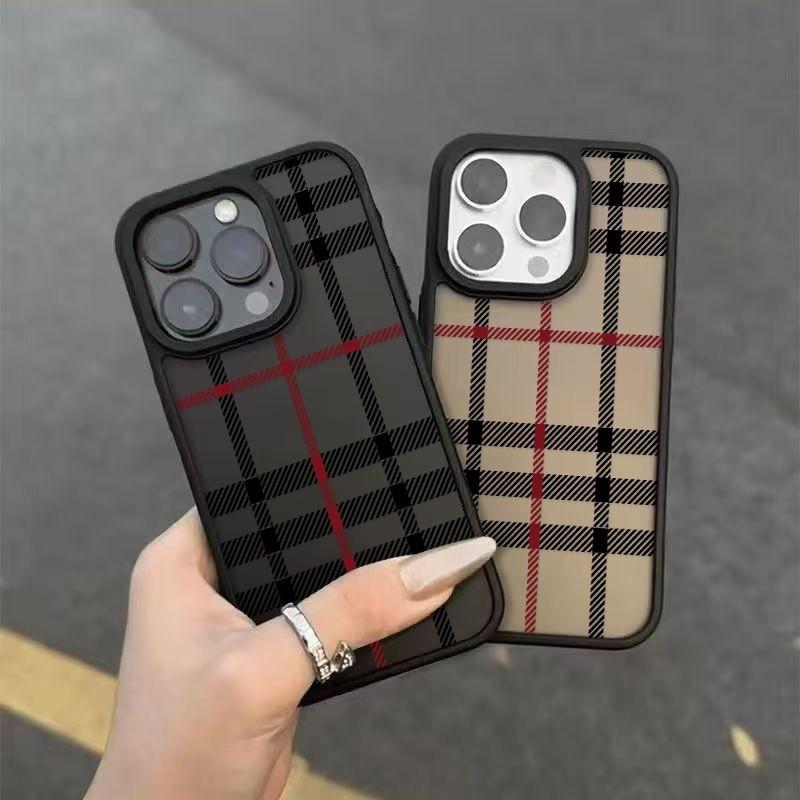Ốp điện thoại họa tiết sọc và caro, cao cấp, tương thích với iPhone 18 17 14ProMax 15Plus, thời trang, 13Pro 16ProMax, cá tính, 12Pro 11promax, chống bám bẩn, 17PRO 15promax, chống rơi, chống sốc.