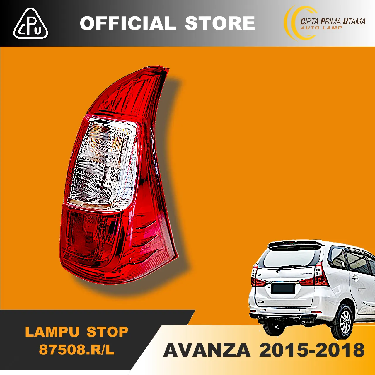 CPU Stop Lamp (Lampu Belakang) GRAND AVANZA 2015 2016 2017 2018 - 87508