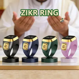 Zikr Ring D2 Tasbih Digital Hitung Zikir Harian Muslim Modern Baterai Tahan Lama Cincin Zikir