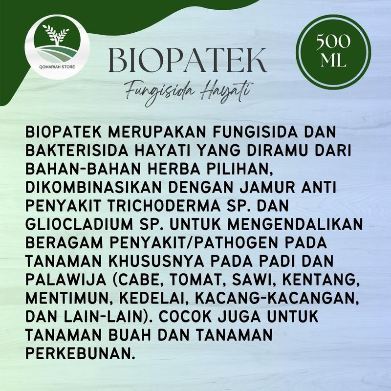 COD BIOPATEK 500 ML FUNGISIDA ATASI PENYAKIT BUSUK BUAH CABE PALING AMPUH - OBAT SEMPROT PEMBASMI PENYAKIT BUSUK BUAH CABE RAWIT PALING BAGUS 2