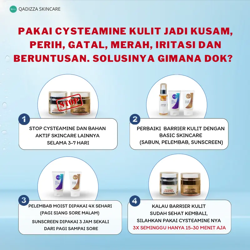 QADIZZA CYSTEAMINE EXPERT GOLD Micellar Cysteamine 5% + Tranexamoyl Dipeptide + Soothing Peptide 7
