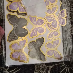 Butterfly Cake Topper Set Kupu-Kupu Hiasan Kue Kupu Kupu Topper Butterfly