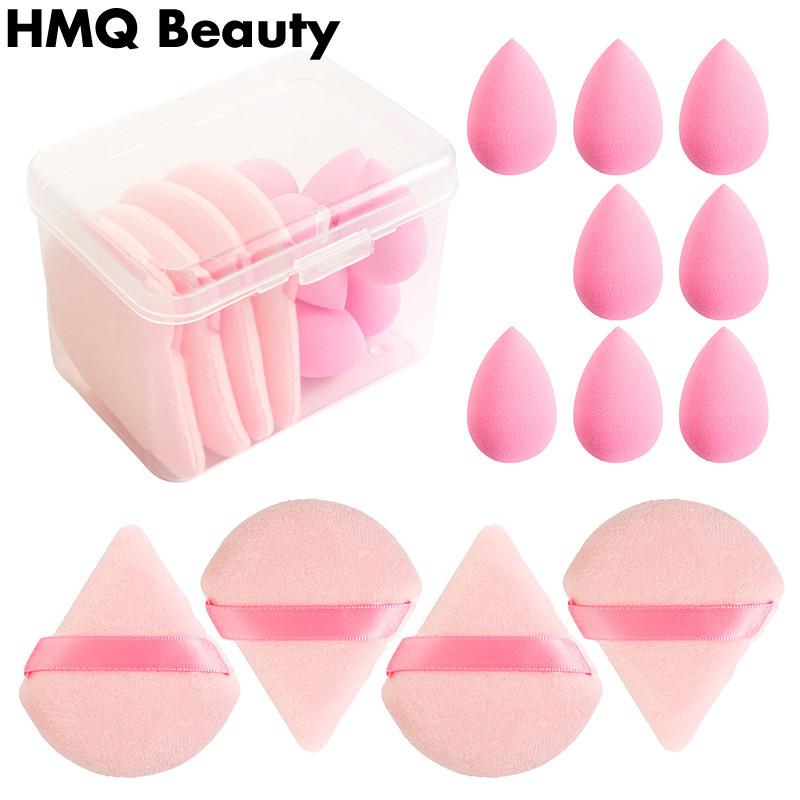 12pcs Makeup Sponges Set Triangle Powder Puff Mini Finger Makeup ...