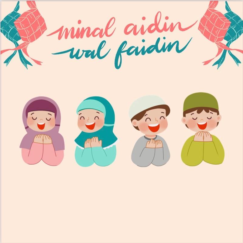 Amplop Lebaran Cartoon Unik Isi 10 dengan Sedotan dan Pelastik 3