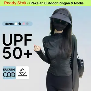 Wanita Anti UV Lengan Panjang Ringan Untuk Fitness Outdoor Running Training Jaket Sport Breathable Nyaman Fashion Sport