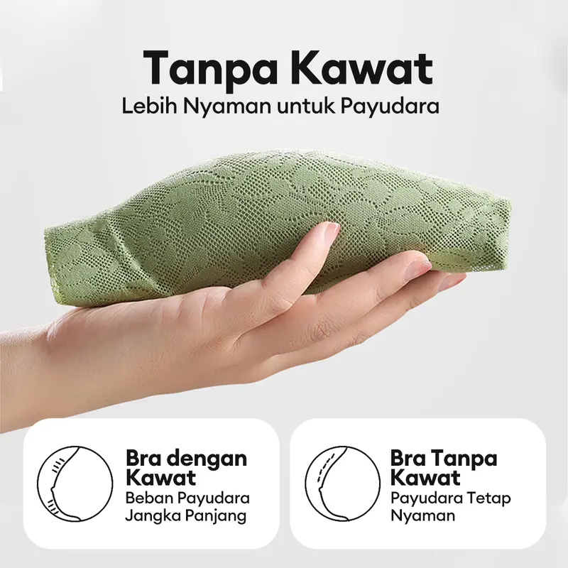 3/5 PCS Bra Menyusui Kancing Tiga Baris Di Depan Bra Khusus Ibu Hamil Bra Tidur Khusus Ibu Hamil Ramah Kulit Dan Nyaman Ukuran Besar br01 6