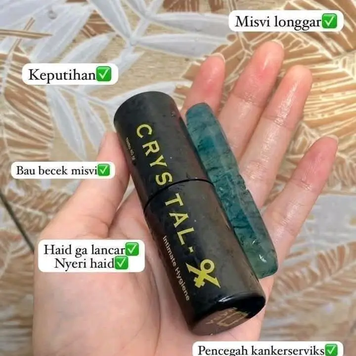 Crystal X NASA - Misvi Longgar Keputihan Bau Becek Misvi Haid Ga Lancar Nyeri Haid Pencegah Kankerserviks