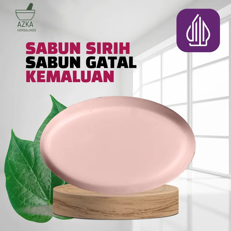 OBAT GATEL2 DI AREA KEMALUAN WANITA SABUN EKSTRAK DAUN SIRIH HERBAL TAZAKKA - 90 GRAM PERAWATAN KEWANITAAN SELANGKANGAN GATAL FEMININEWASH SHOAP MANDI TUBUH 4